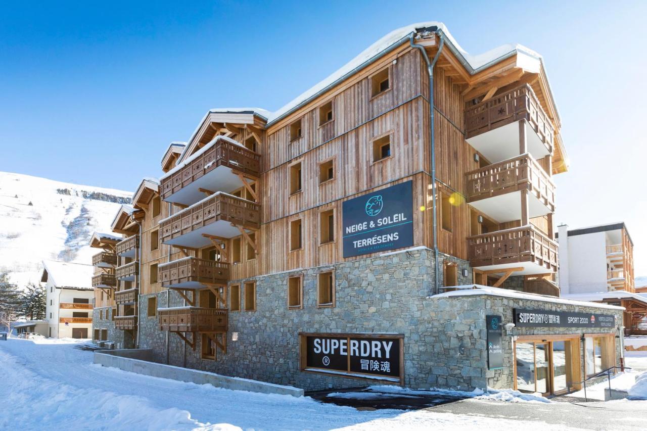Terresens - Neige Et Soleil Aparthotel Les Deux Alpes Exteriör bild