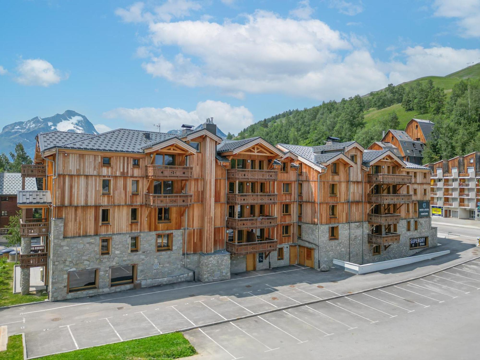 Terresens - Neige Et Soleil Aparthotel Les Deux Alpes Exteriör bild